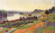 The Seine at Herblay Maximilien Luce